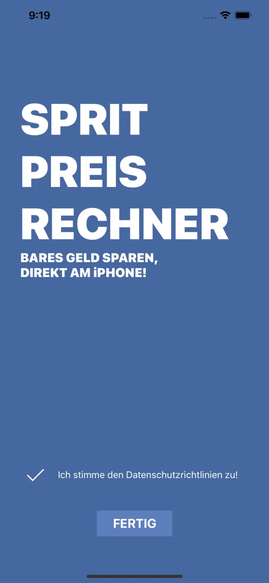 Spritpreisrechner App